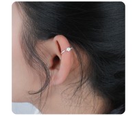 Flower in Center Ear Cuff EC-418